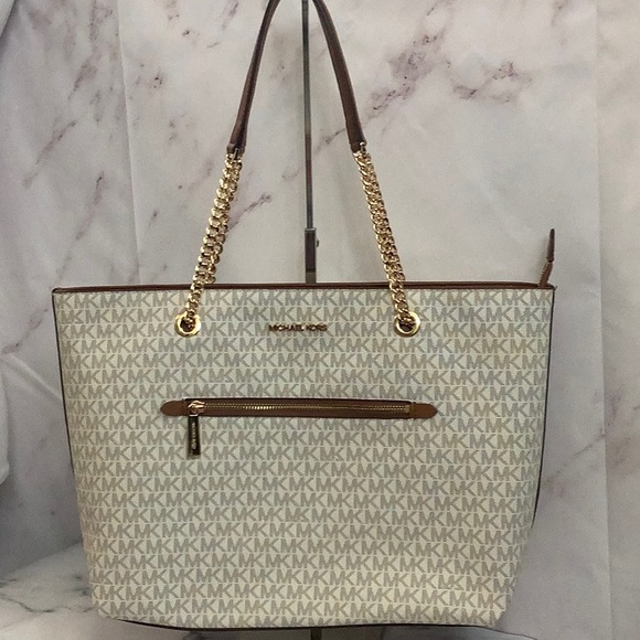 NWT - Michael Kors Chain Tote Bag Purse